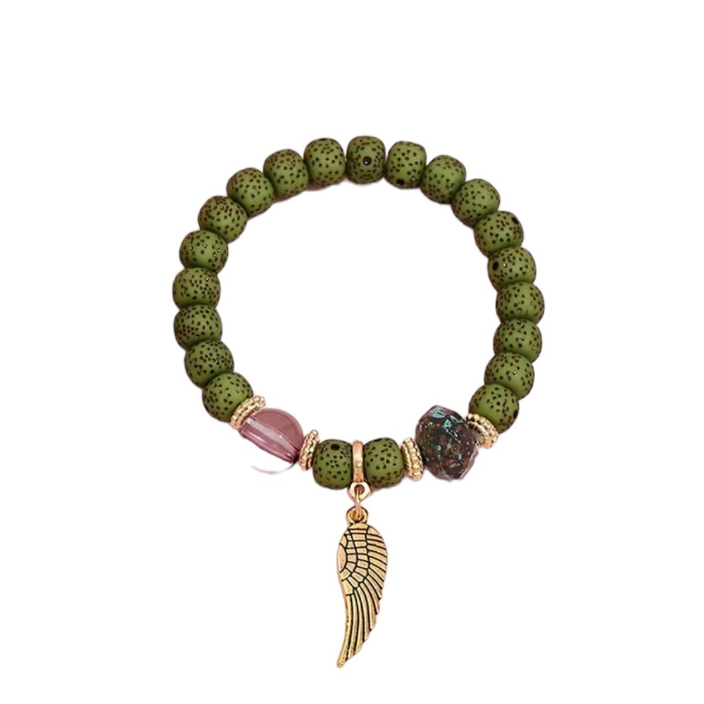 4 Piece Green Stackable Bracelet Set - image 5